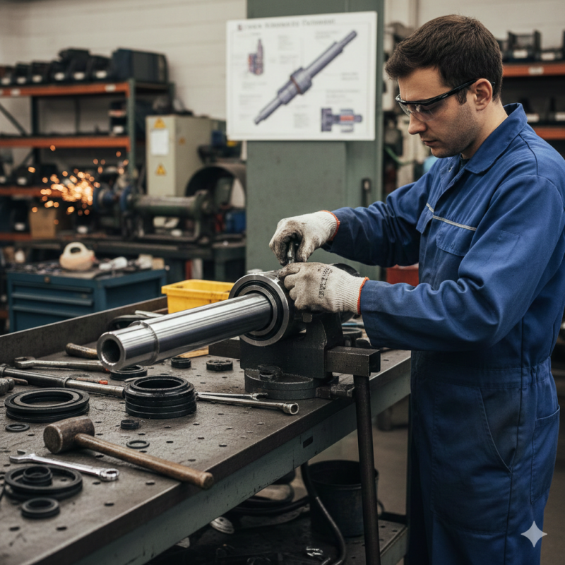 Reparo de Cilindros Hidráulicos: Como Garantir Durabilidade e Desempenho Otimizado